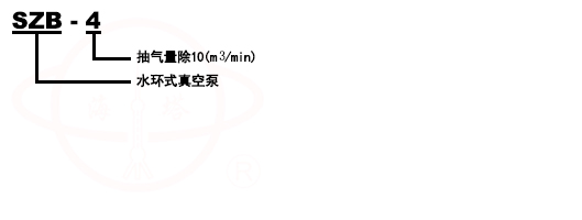SZ型水环式真空泵型号意义
